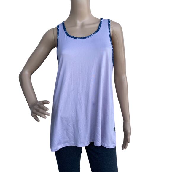 Eddie Bauer Sleepwear Women's Purple Scoop Neck Sleeveless Pullover Tank Top M - Picture 1 of 5